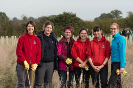 Volunteers plant 1,500 trees to help woodland grow | The Leamington